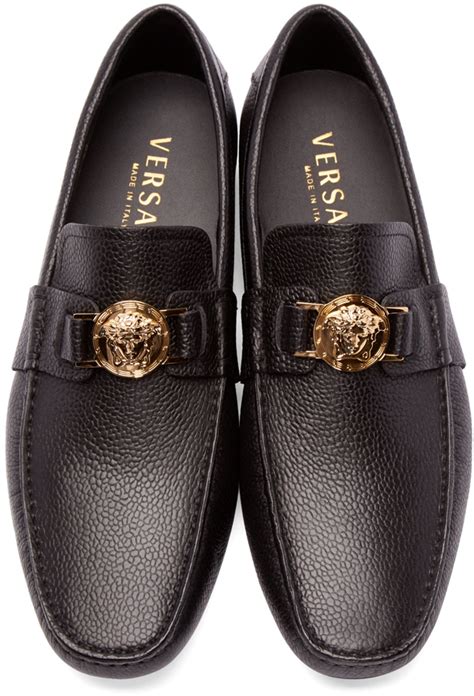 versace mens slippers sale|versace loafers men's.